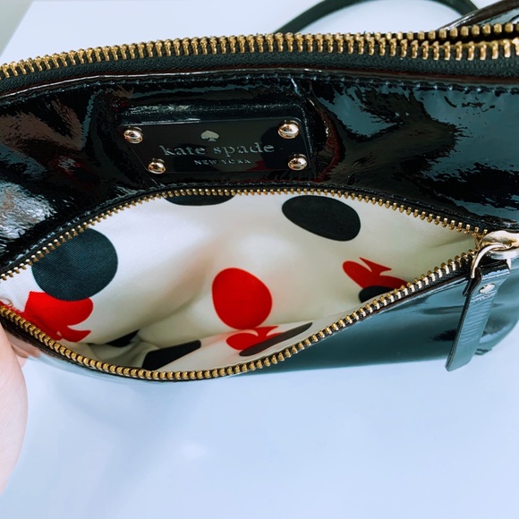 Black Kate Spade Crossbody Purse Messenger Handbag - Picture 5 of 7